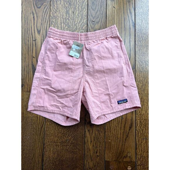 Patagonia Men's Funhoggers Shorts Sunfade Pink NWT Small - Picture 1 of 6